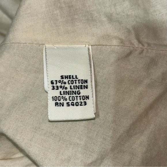 Banana Republic Green & Cream Full Skirt Size 12 - Picture 8 of 10